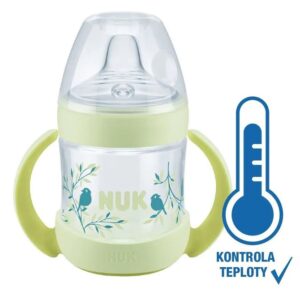 743927 BUTELKA 150ML NATURE SENSE ZE WSKANIKIEM TEMPERATURY Z UCHWYTEM +USTNIK NIEKAPEK