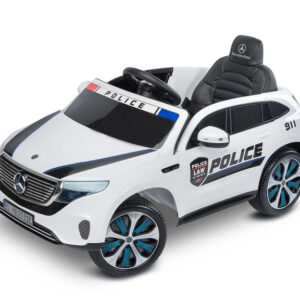 POJAZD NA AKUMULATOR MERCEDES BENZ EQC POLICJA WHITE