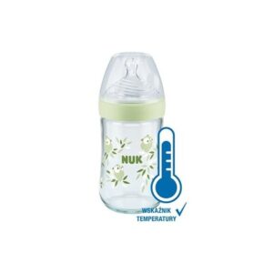 745117 BUTELKA SZKLANA 240ML NATURE SENSE + WSKANIK TEMPERATURY