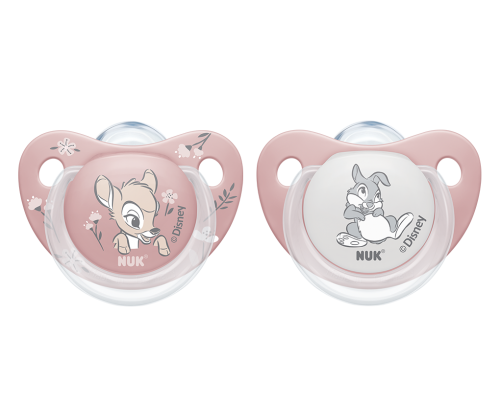 175003 SMOCZEK USPOKAJAJ¥CY SILIKONOWY DISNEY BAMBI 0-6 2SZT/PUDE£KO