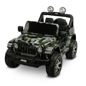 TERENOWY POJAZD NA AKUMULATOR JEEP RUBICON CAMO