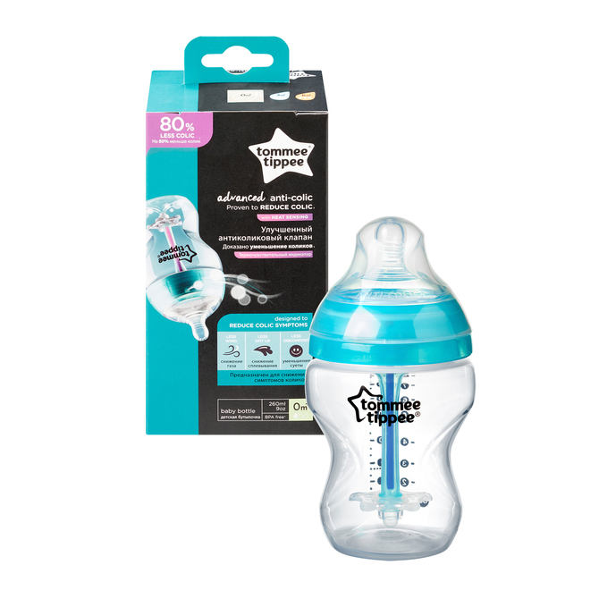 225696 BUTELKA 260 ML. A/KOL  ADVANCED Tommee Tippee