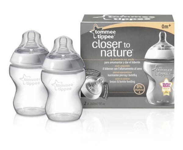 225207 BUTELKA.2 X 260 ML.  BISF.FREE Tommee Tippee